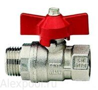 Valve mini ball 1 Кран шаровой